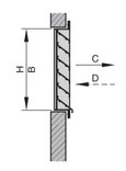 Plenum installation (installation types C and D) 